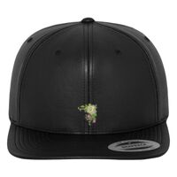 Full leather imitation snapback (6089FL) Vignette