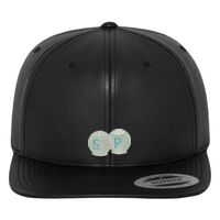 Full leather imitation snapback (6089FL) Vignette