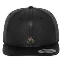 Full leather imitation snapback (6089FL) Vignette