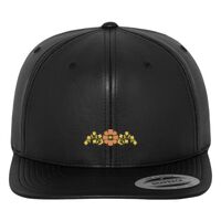 Full leather imitation snapback (6089FL) Vignette