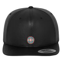 Full leather imitation snapback (6089FL) Vignette
