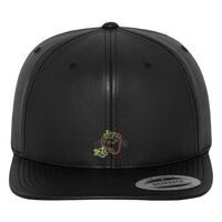 Full leather imitation snapback (6089FL) Vignette