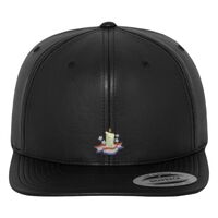 Full leather imitation snapback (6089FL) Vignette