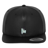 Full leather imitation snapback (6089FL) Vignette