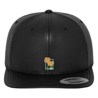 Full leather imitation snapback (6089FL) Vignette