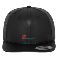Full leather imitation snapback (6089FL) Vignette