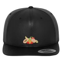 Full leather imitation snapback (6089FL) Vignette