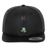 Full leather imitation snapback (6089FL) Vignette