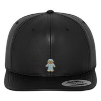 Full leather imitation snapback (6089FL) Vignette