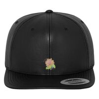 Full leather imitation snapback (6089FL) Vignette