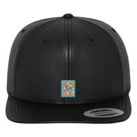Full leather imitation snapback (6089FL) Vignette