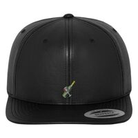 Full leather imitation snapback (6089FL) Vignette