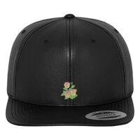 Full leather imitation snapback (6089FL) Vignette