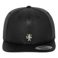 Full leather imitation snapback (6089FL) Vignette
