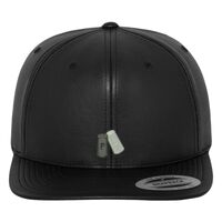 Full leather imitation snapback (6089FL) Vignette