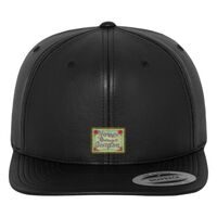 Full leather imitation snapback (6089FL) Vignette