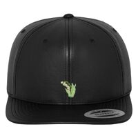 Full leather imitation snapback (6089FL) Vignette