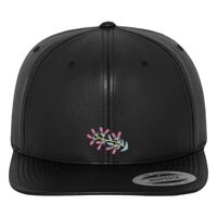 Full leather imitation snapback (6089FL) Vignette