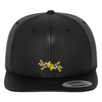 Full leather imitation snapback (6089FL) Vignette