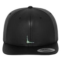 Full leather imitation snapback (6089FL) Vignette