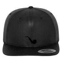 Full leather imitation snapback (6089FL) Vignette