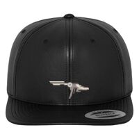 Full leather imitation snapback (6089FL) Vignette
