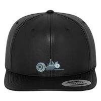 Full leather imitation snapback (6089FL) Vignette