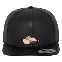 Full leather imitation snapback (6089FL) Vignette