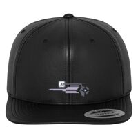 Full leather imitation snapback (6089FL) Vignette