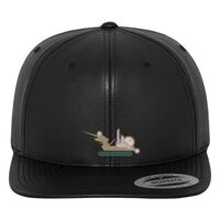 Full leather imitation snapback (6089FL) Vignette