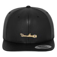 Full leather imitation snapback (6089FL) Vignette