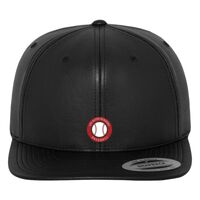 Full leather imitation snapback (6089FL) Vignette