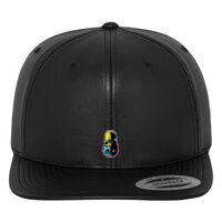Full leather imitation snapback (6089FL) Vignette