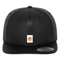 Full leather imitation snapback (6089FL) Vignette