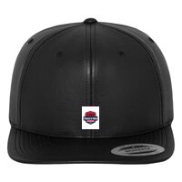 Full leather imitation snapback (6089FL) Vignette