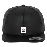 Full leather imitation snapback (6089FL) Vignette