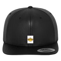 Full leather imitation snapback (6089FL) Vignette