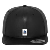 Full leather imitation snapback (6089FL) Vignette