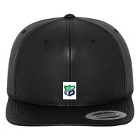 Full leather imitation snapback (6089FL) Vignette