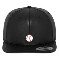 Full leather imitation snapback (6089FL) Vignette