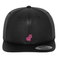 Full leather imitation snapback (6089FL) Vignette