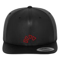Full leather imitation snapback (6089FL) Vignette