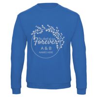 Sweat-shirt de qualité, 50% coton 50% polyster, de marque B&C Collection Vignette