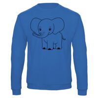 Sweat-shirt de qualité, 50% coton 50% polyster, de marque B&C Collection Vignette