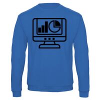 Sweat-shirt de qualité, 50% coton 50% polyster, de marque B&C Collection Vignette