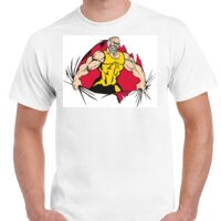 T-shirt Gildan Hammer adulte, manches courtes, 100% coton épais et doux, 203 g/m², tailles S au 5XL. Vignette