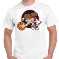 T-shirt Gildan Hammer adulte, manches courtes, 100% coton épais et doux, 203 g/m², tailles S au 5XL. Vignette