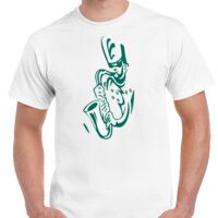 T-shirt Gildan Hammer adulte, manches courtes, 100% coton épais et doux, 203 g/m², tailles S au 5XL. Vignette