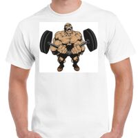 T-shirt Gildan Hammer adulte, manches courtes, 100% coton épais et doux, 203 g/m², tailles S au 5XL. Vignette