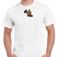 T-shirt Gildan Hammer adulte, manches courtes, 100% coton épais et doux, 203 g/m², tailles S au 5XL. Vignette